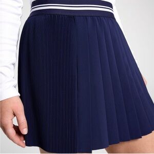 NWT Calia Navy Blue Pleated Golf / Tennis 14in Skort